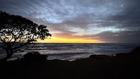 Sunrise from Outrigger beach