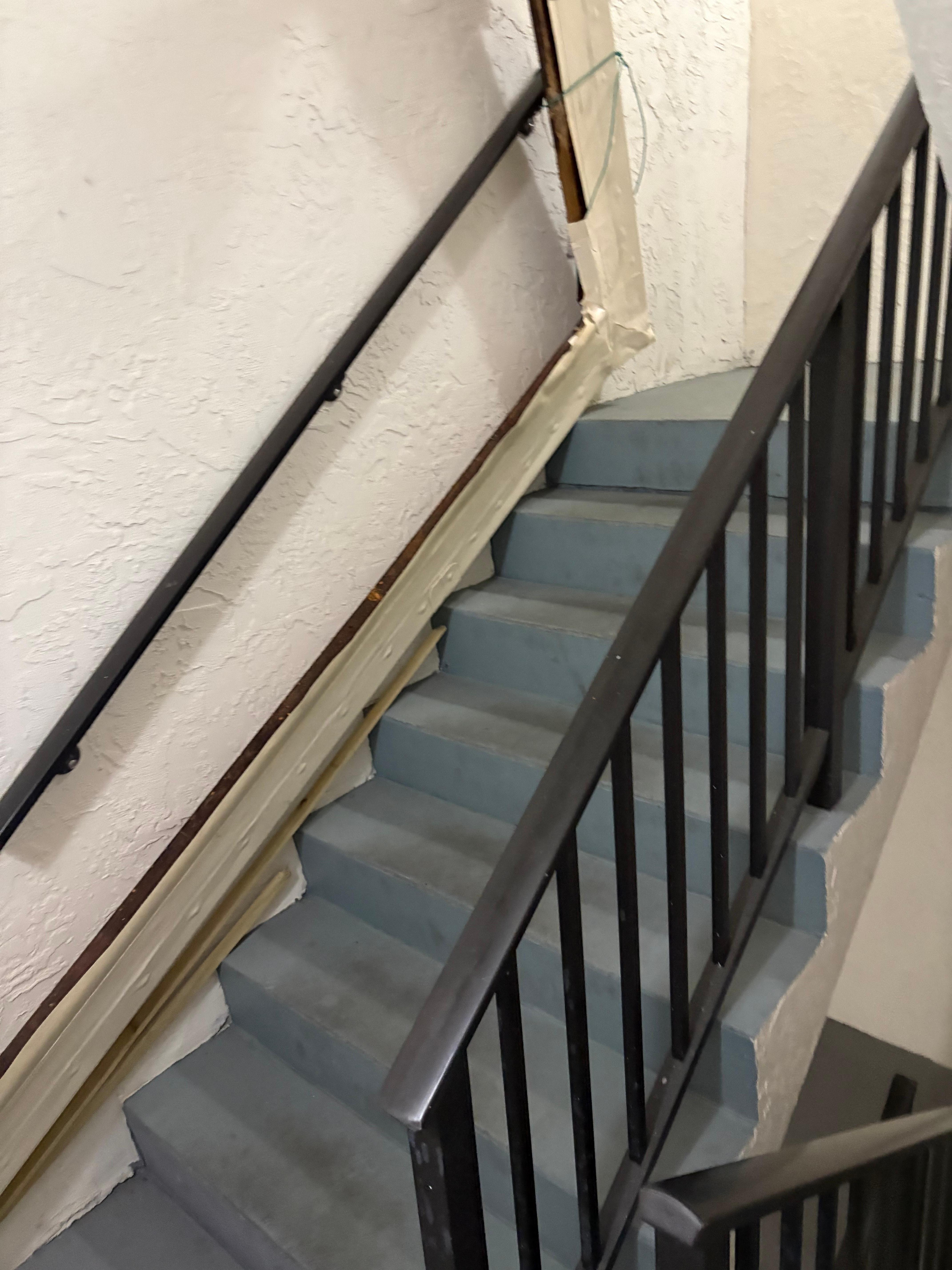 Stairwell we had to use because elevator to 5th floor not functioning 