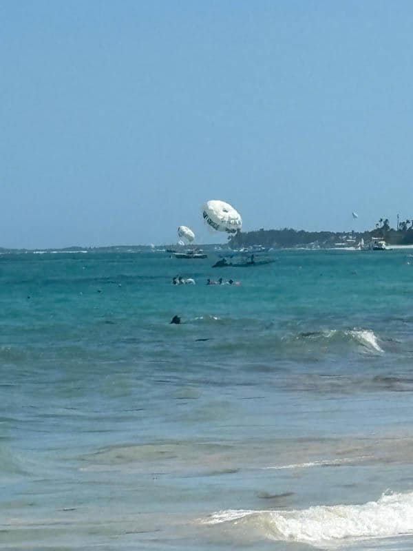 A view from the beach