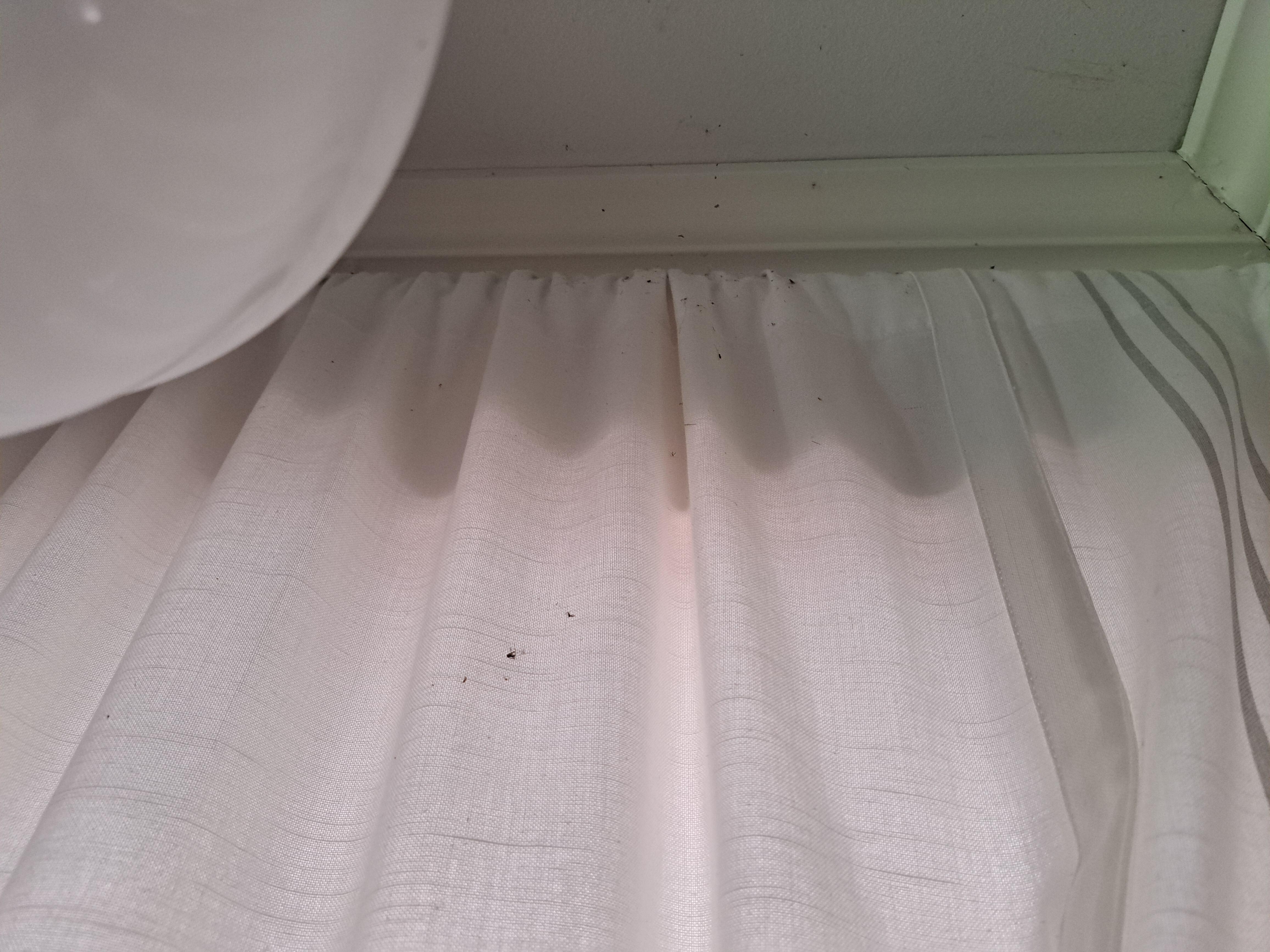 Curtains in kitchen