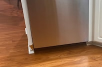 Walls cabinets were scuffed up and pain was peeling