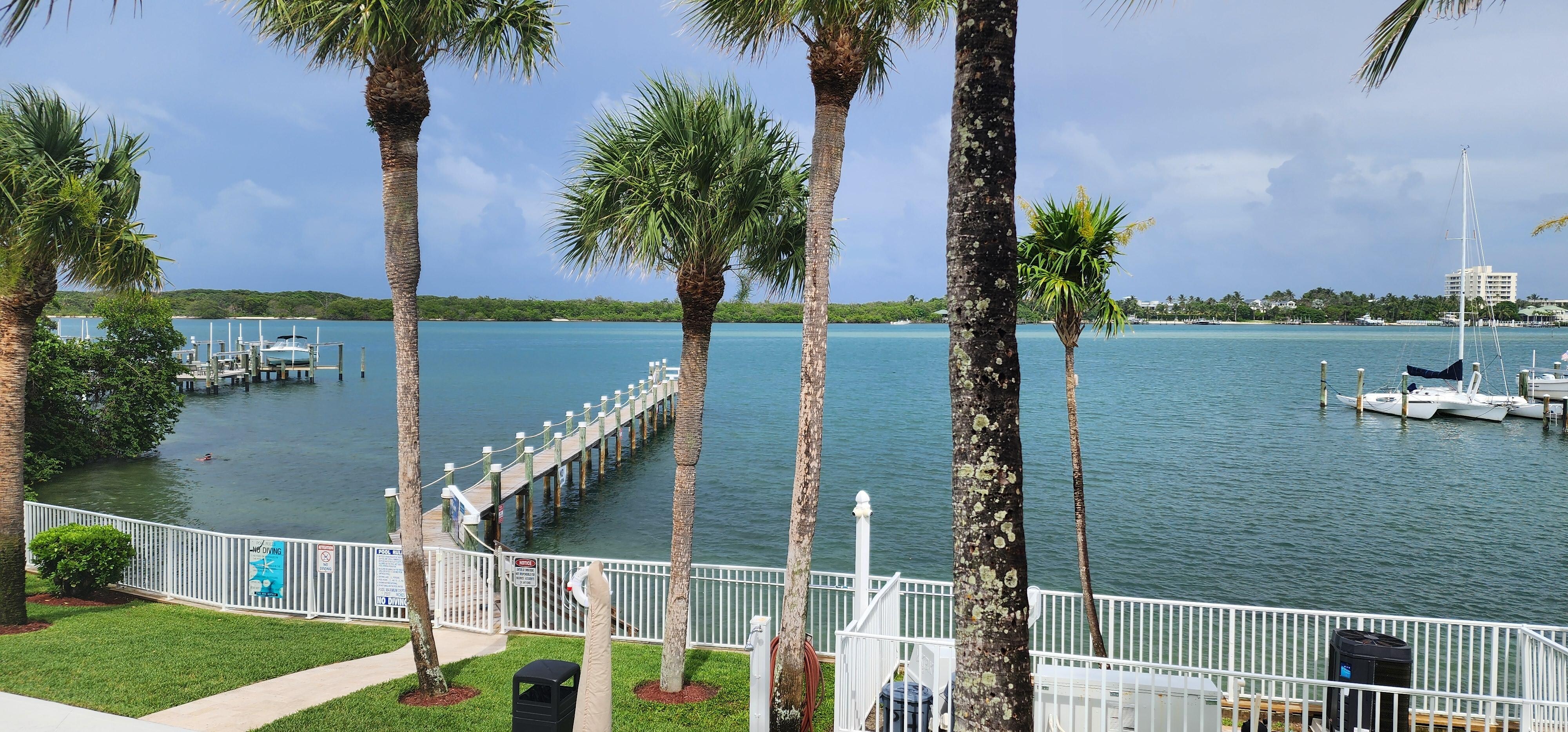 Beautiful view from our balcony 