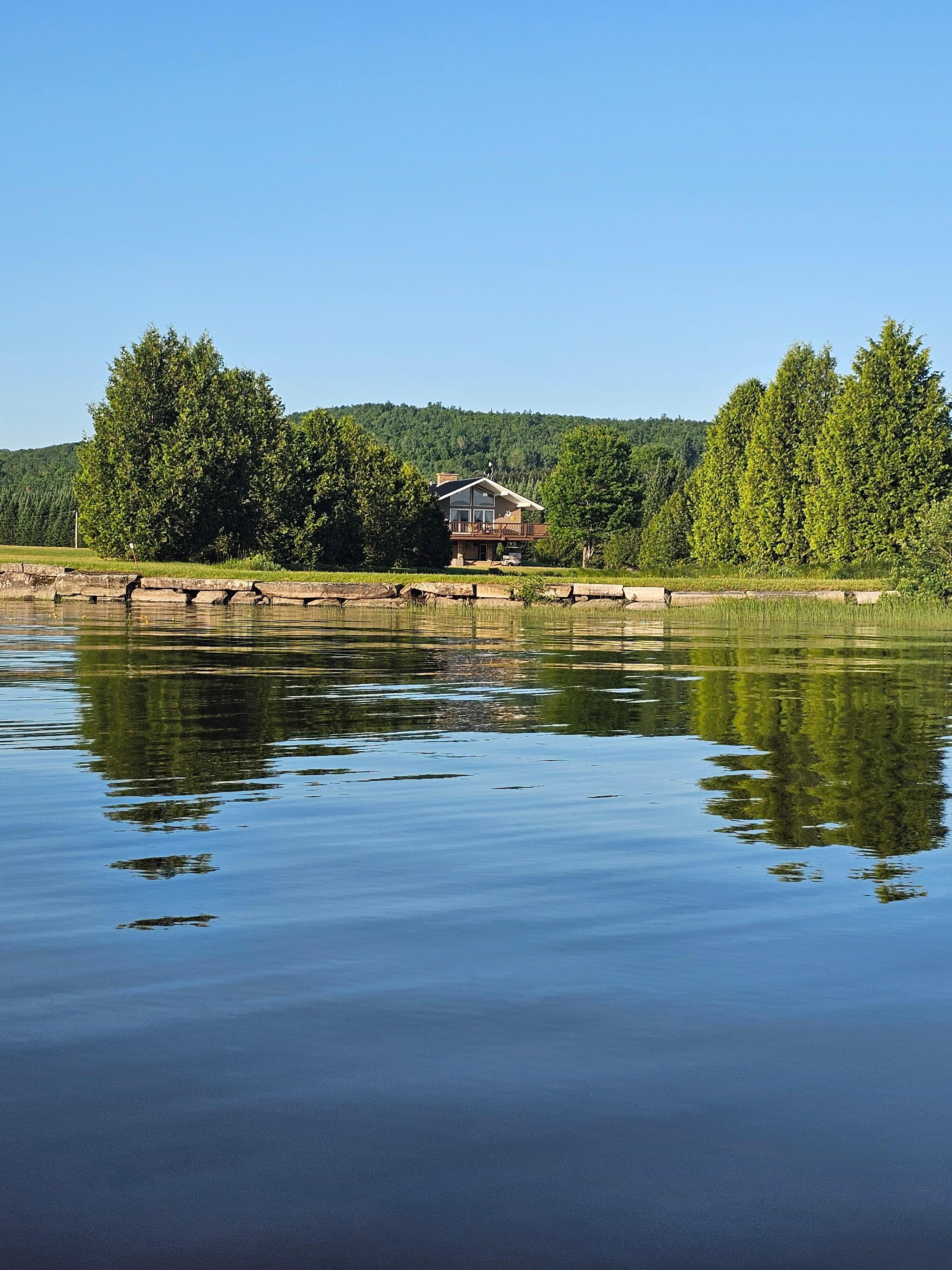 On Wallace Pond view
