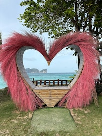 Photo opportunity near hotel's PADI training facility