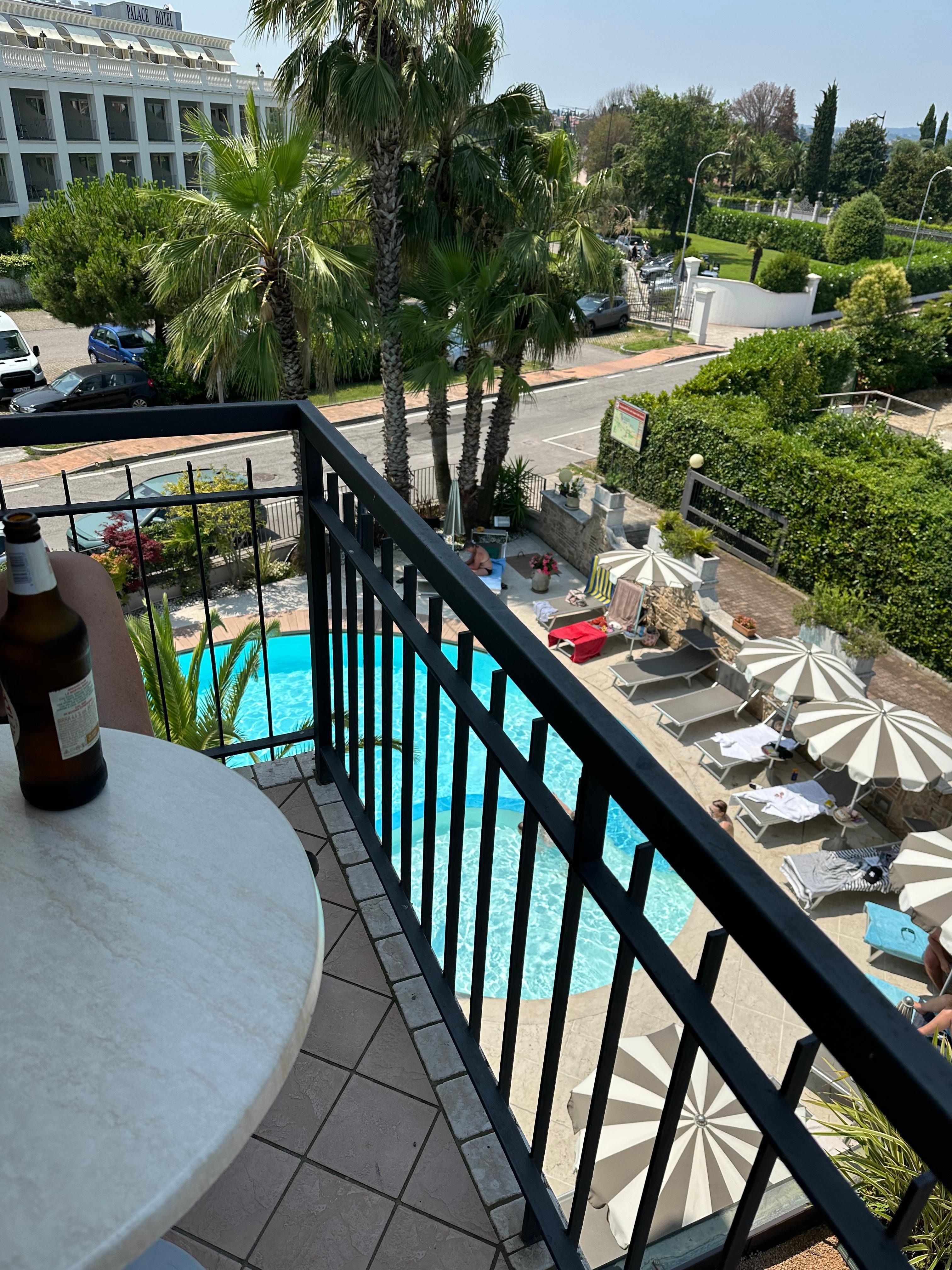 View to pool