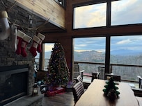 Christmas morning from dining room.