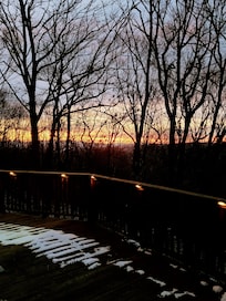 Sunset off deck