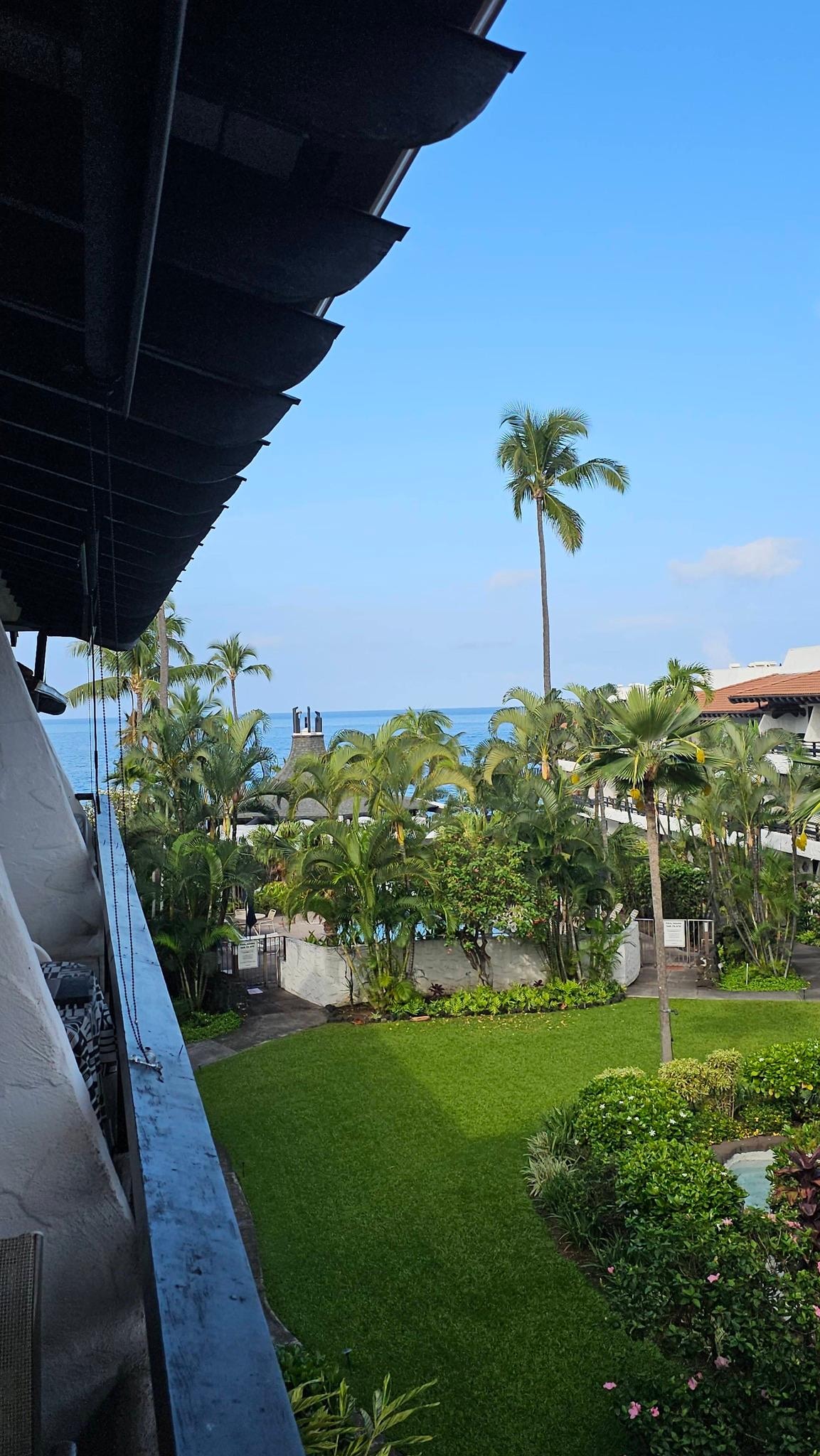 The view from our balcony.  