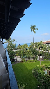 The view from our balcony.