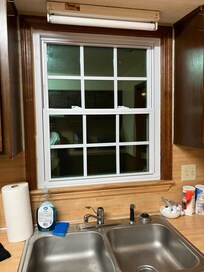 Kitchen no window coverings