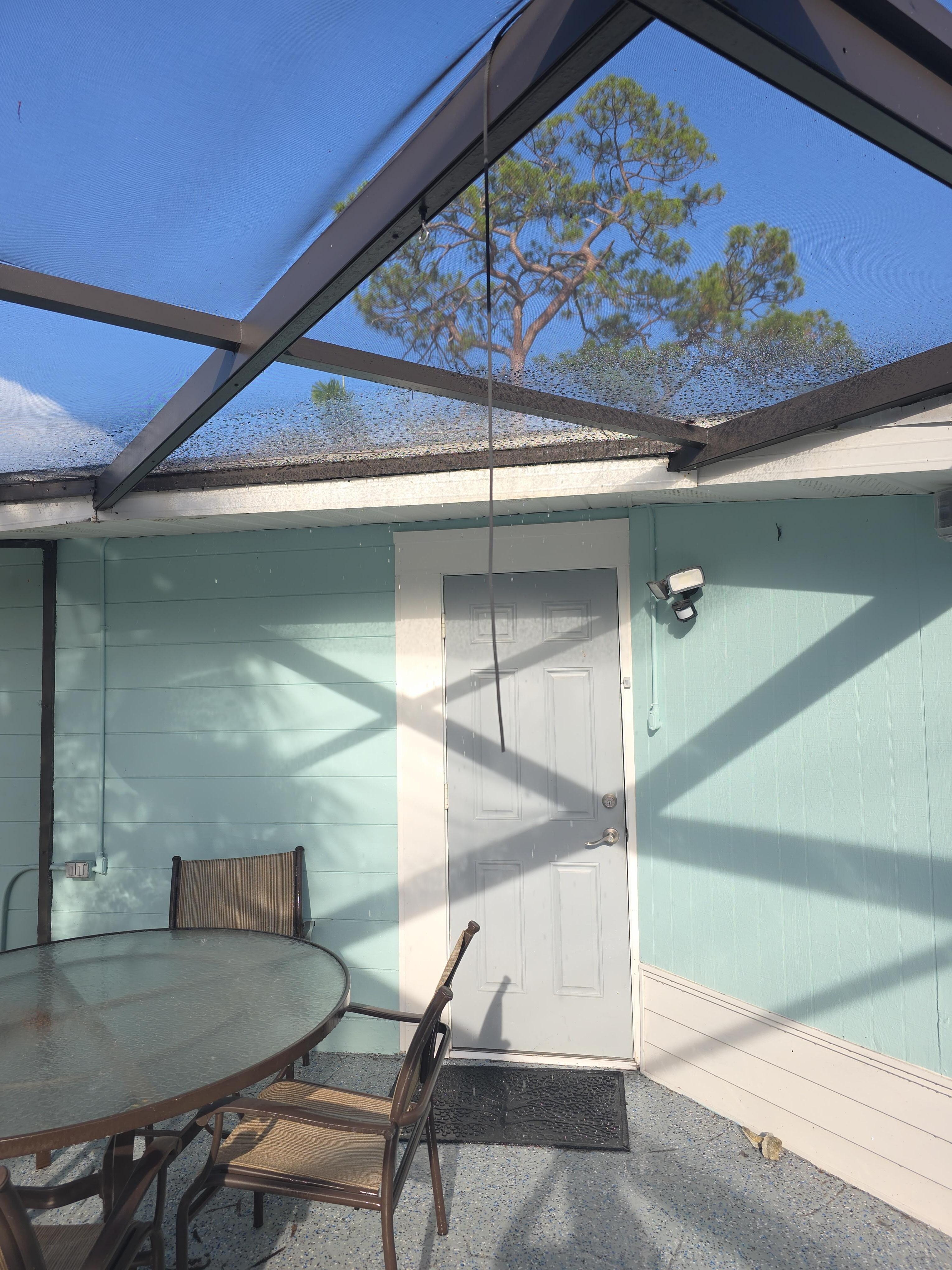 Constant water coming down from roof... communicated to property manager but never got back to me