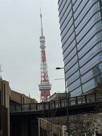 We had a view of the Skytree tower