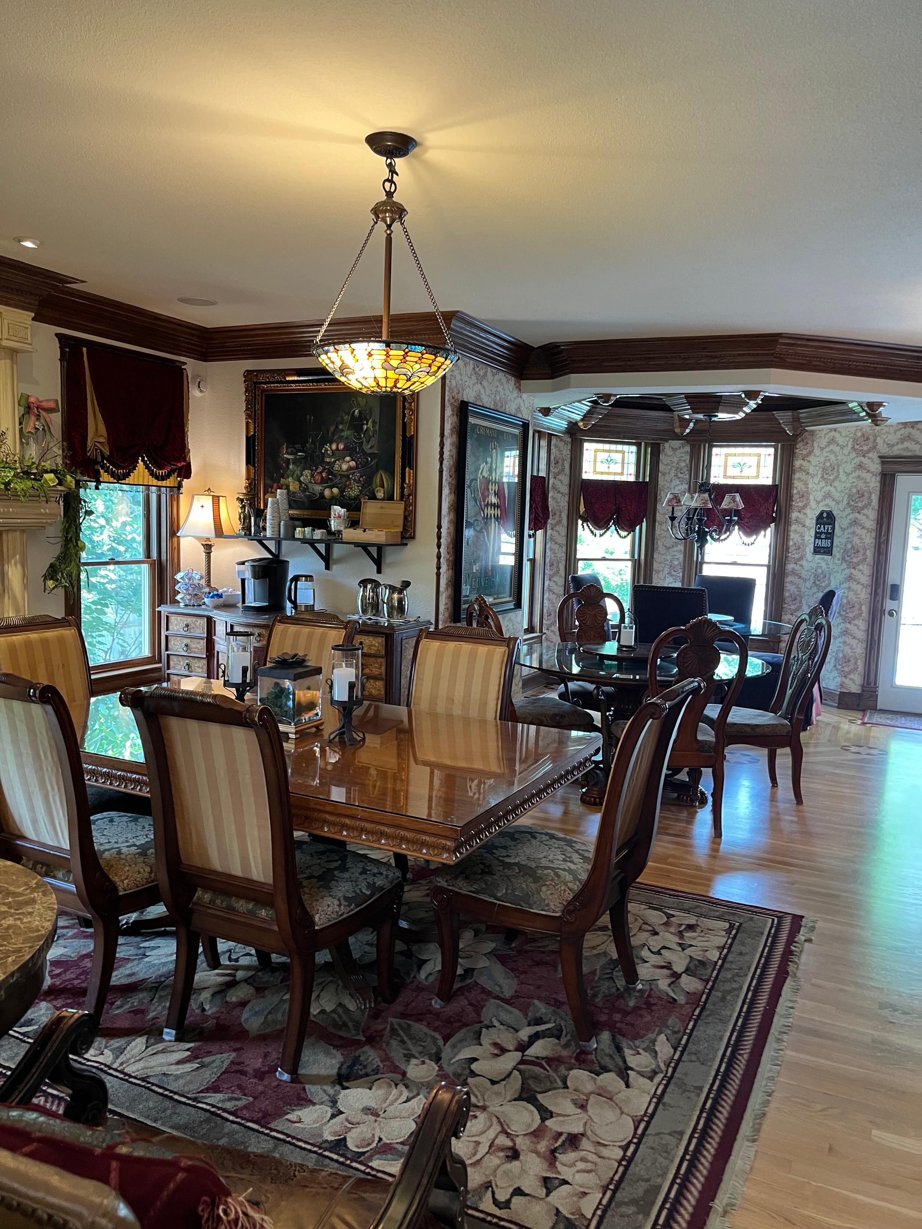 Beautiful dining areas