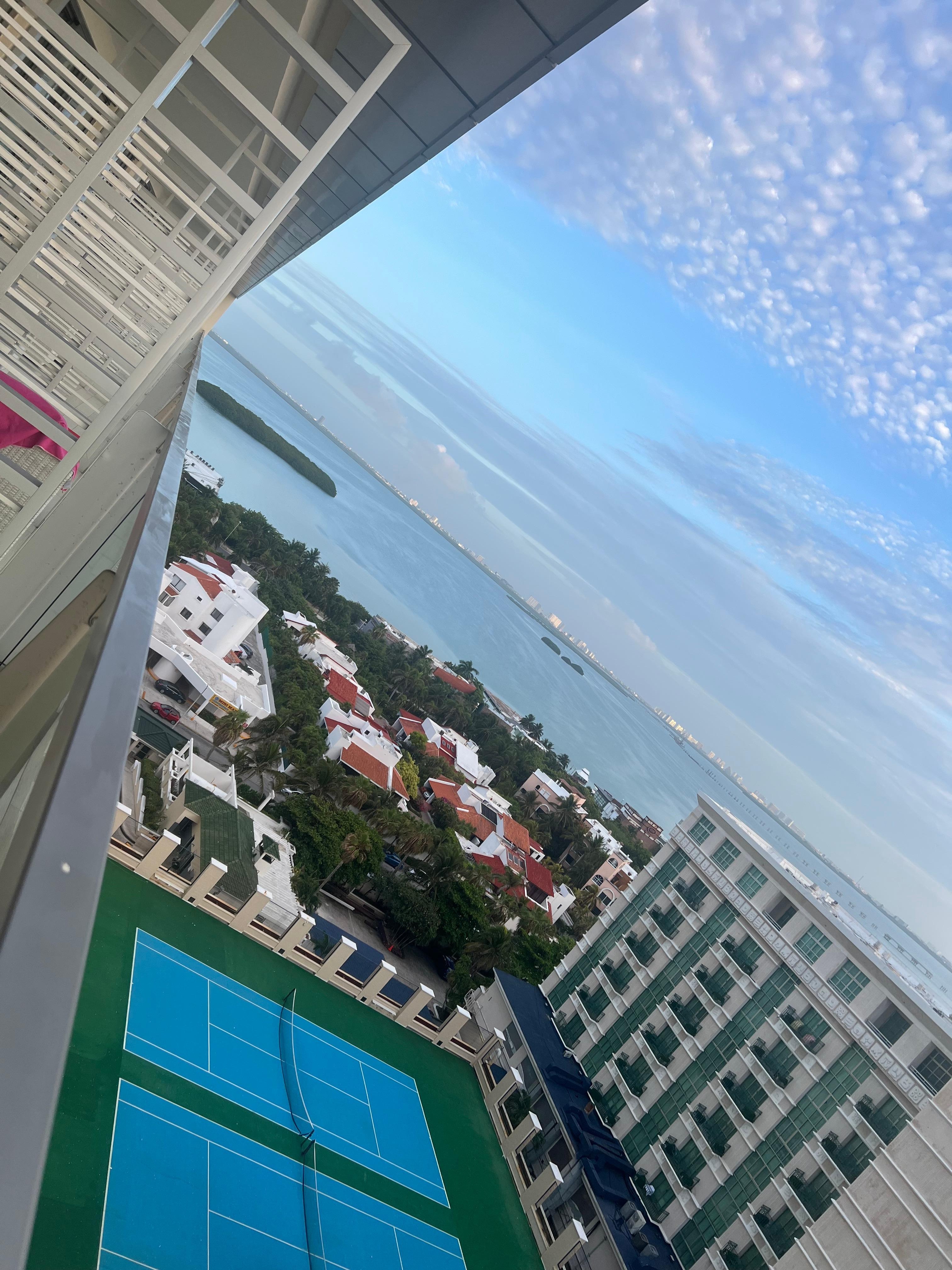 A view from our balcony.