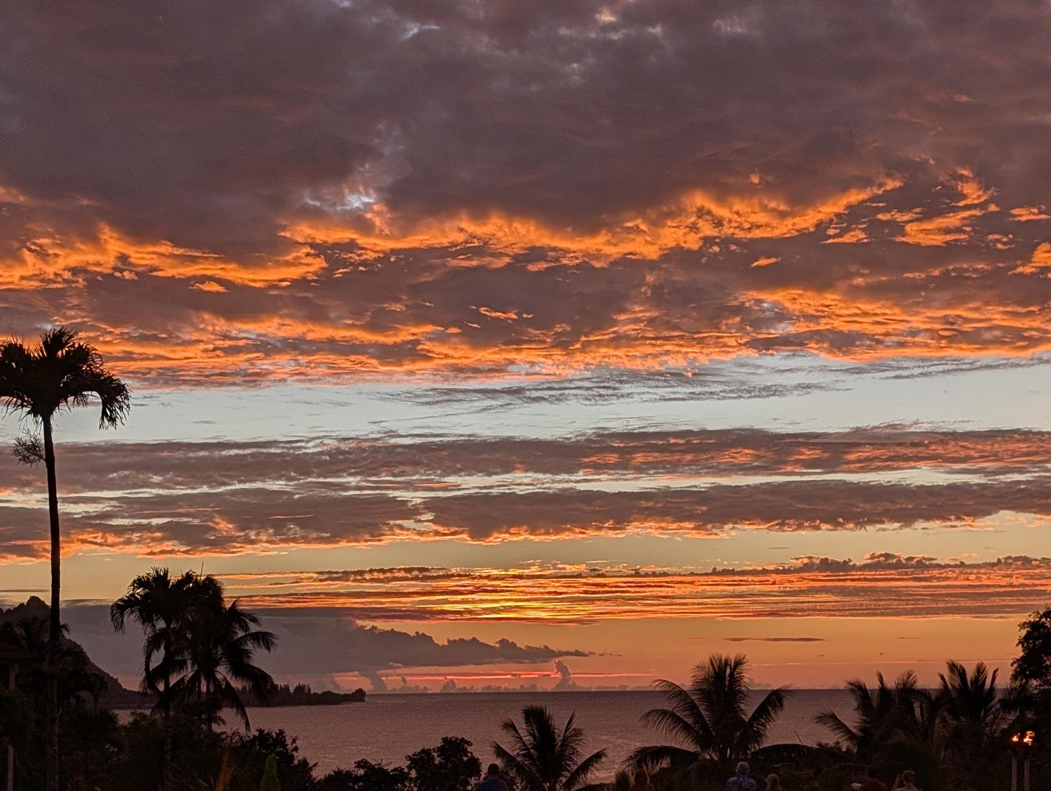 Peek A Boo ocean view from upper lanai