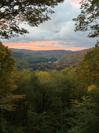 View from back deck, late September
