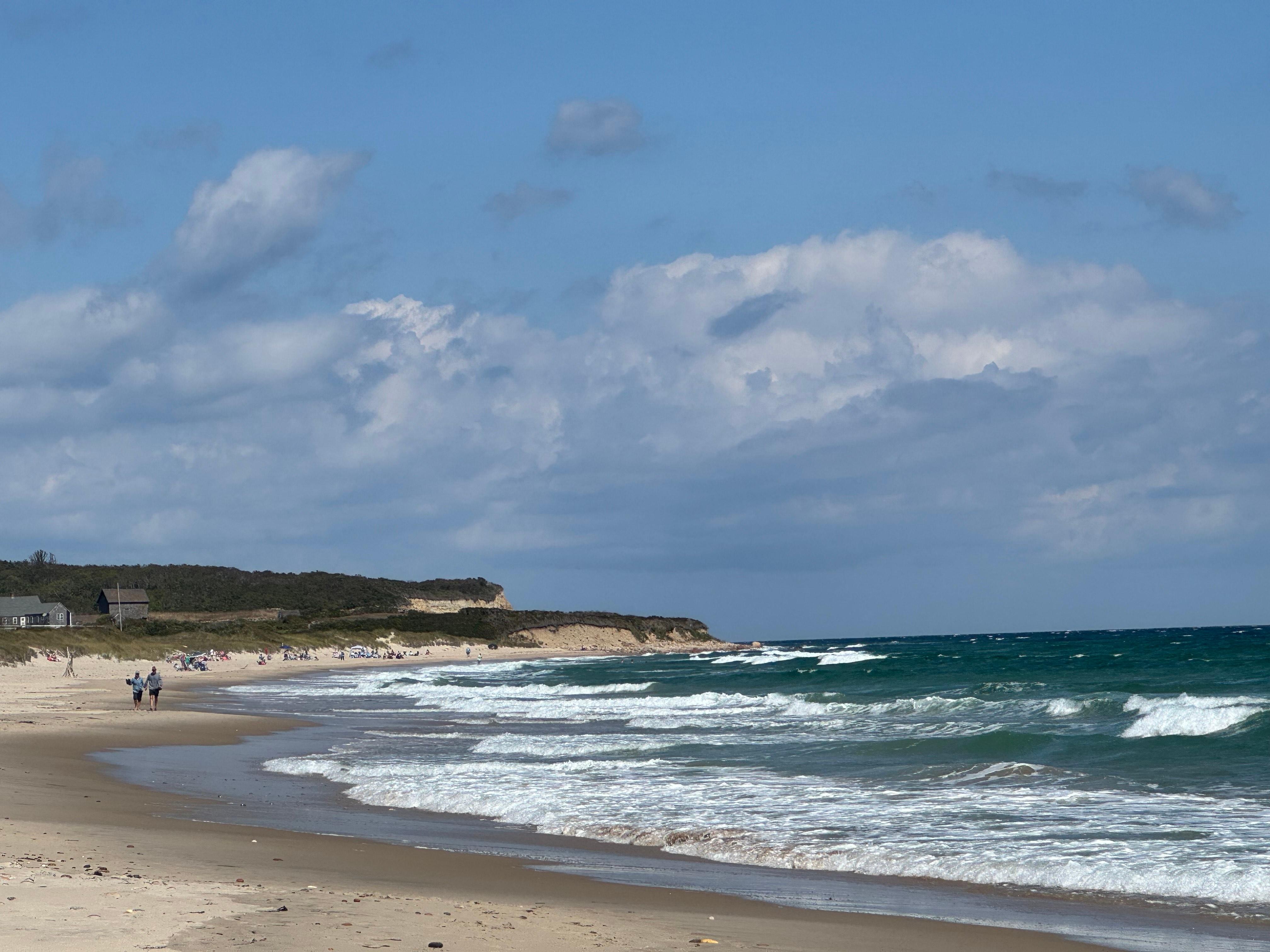  Our beach for the week: )