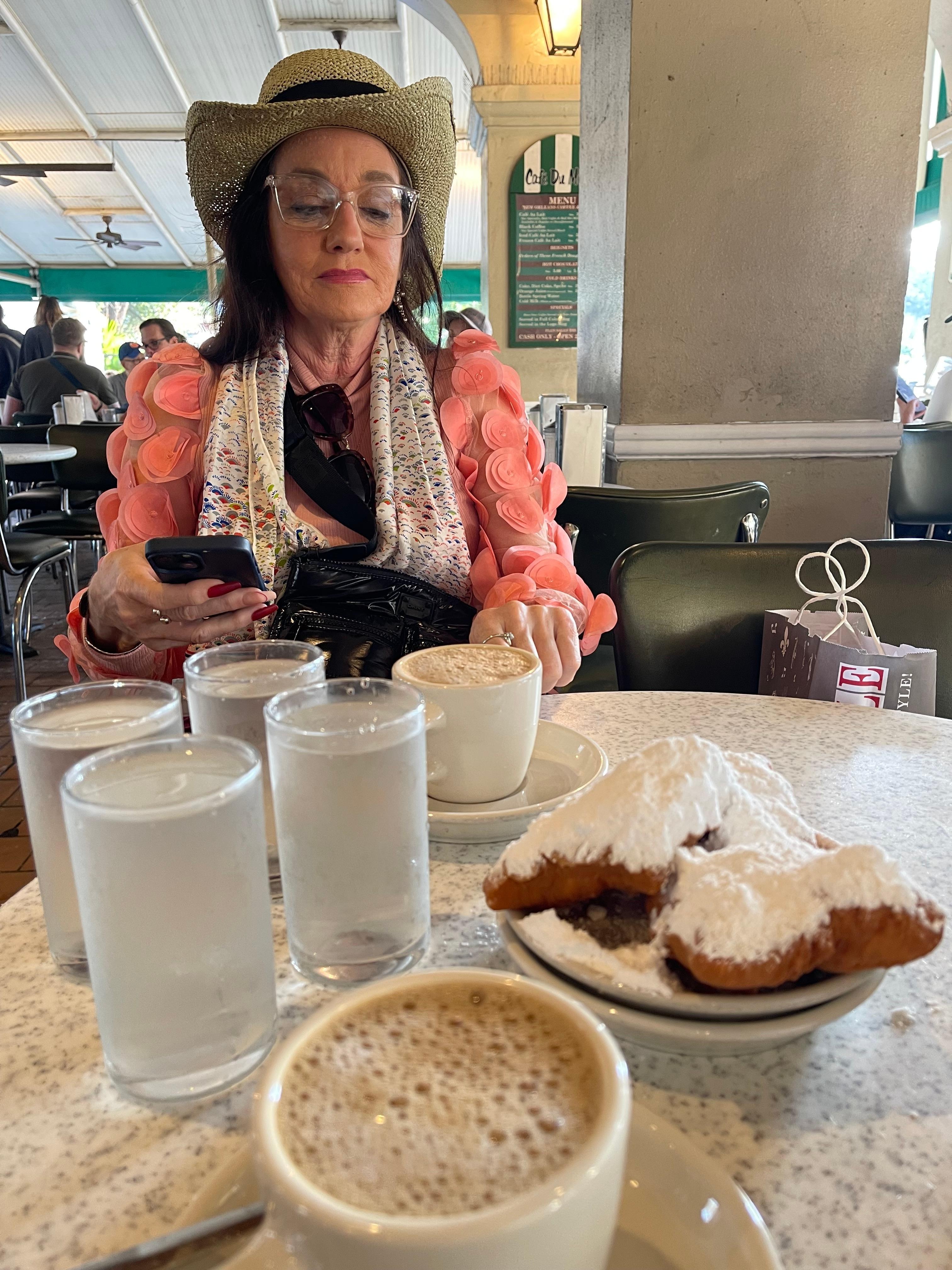 Cafe Du Monde for Begnets and Cafe Au Lait (best deal in America)