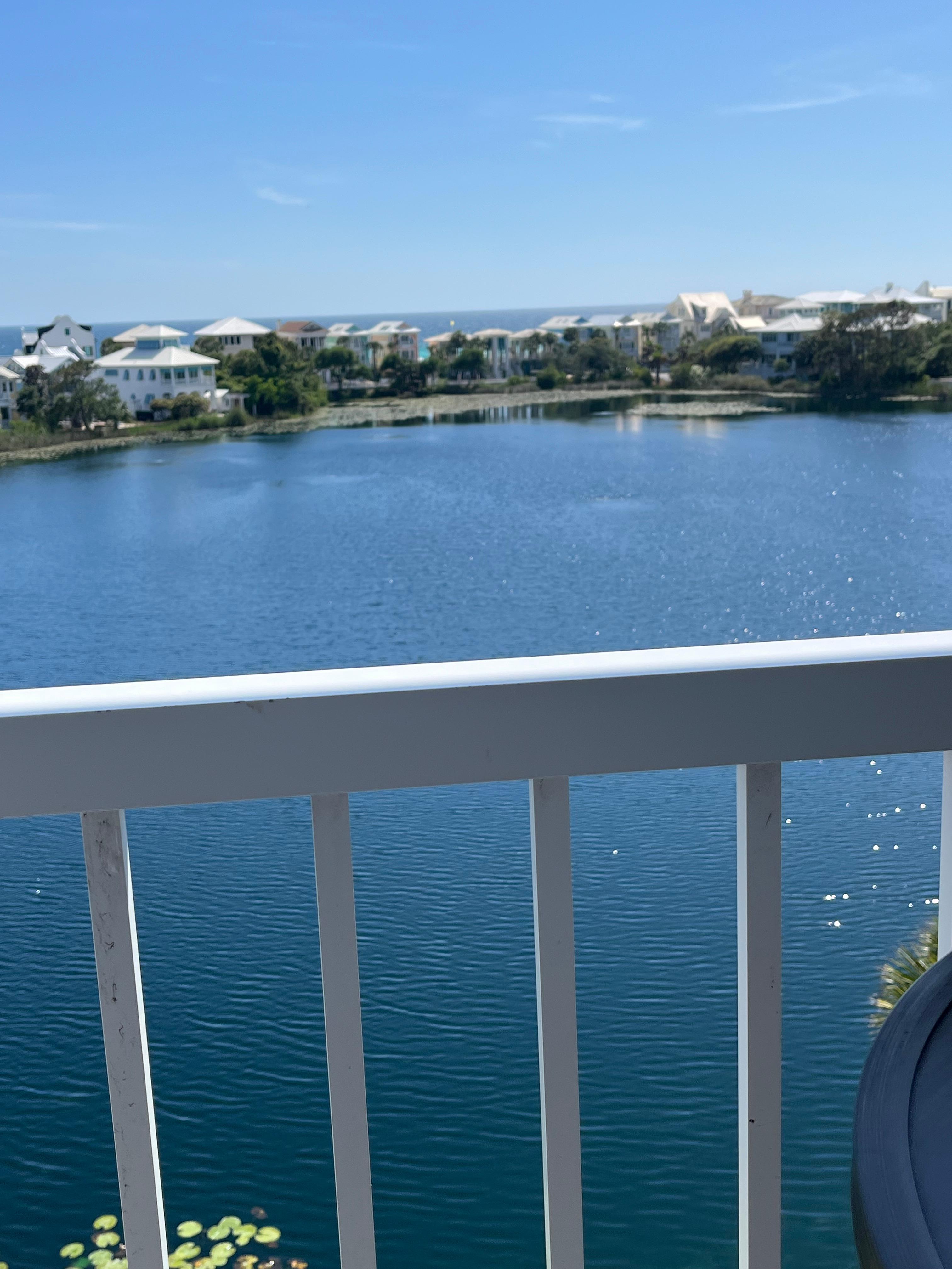 View from the balcony. 