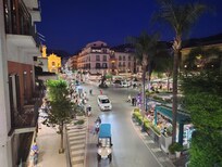 Night view from balcony