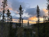 Sunrise view from apartment