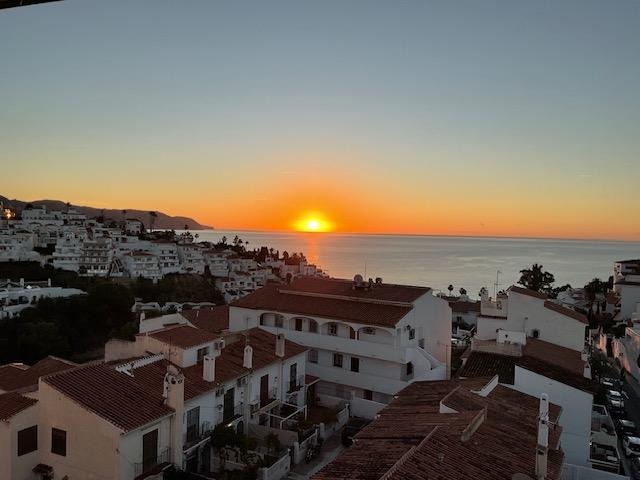 Sunset view from the balcony