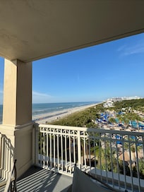 View from Conch Villa 1057 on the 5th floor- balcony view, living room view and guest room view