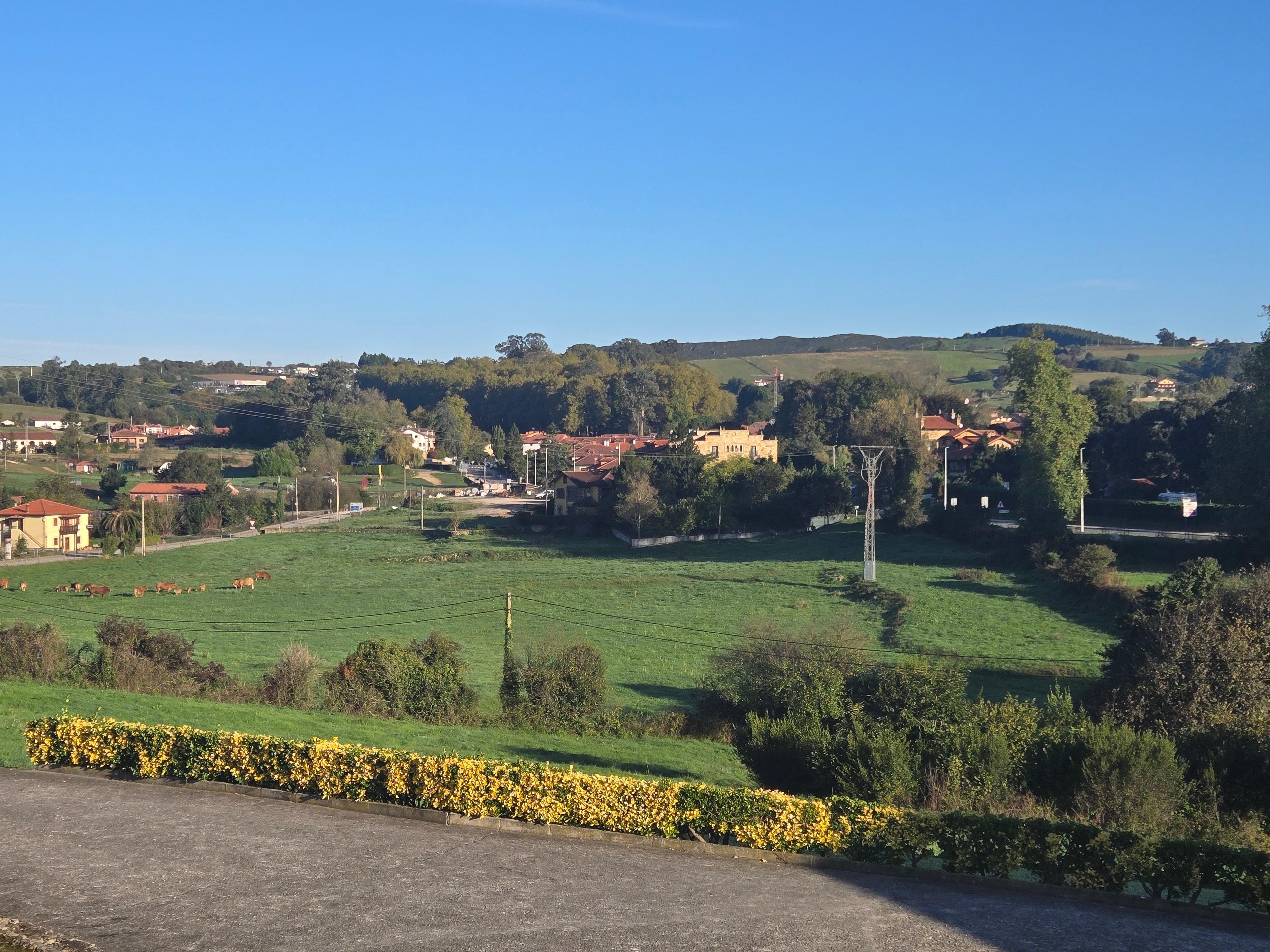 View from the hotel to Santillana.