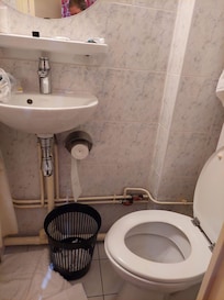 Very small but clean Toilet/bath