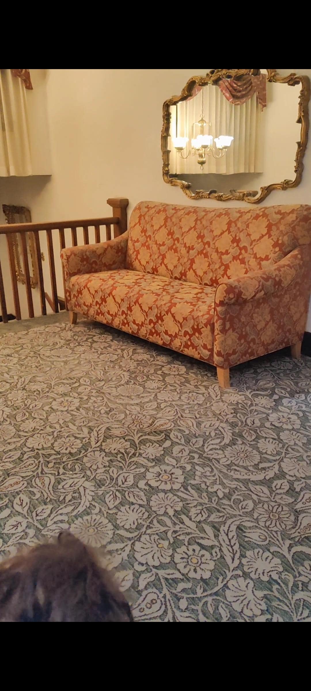 Sofa outside our room which was occupied by noisy people after midnight 