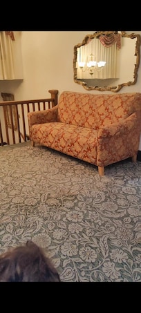 Sofa outside our room which was occupied by noisy people after midnight