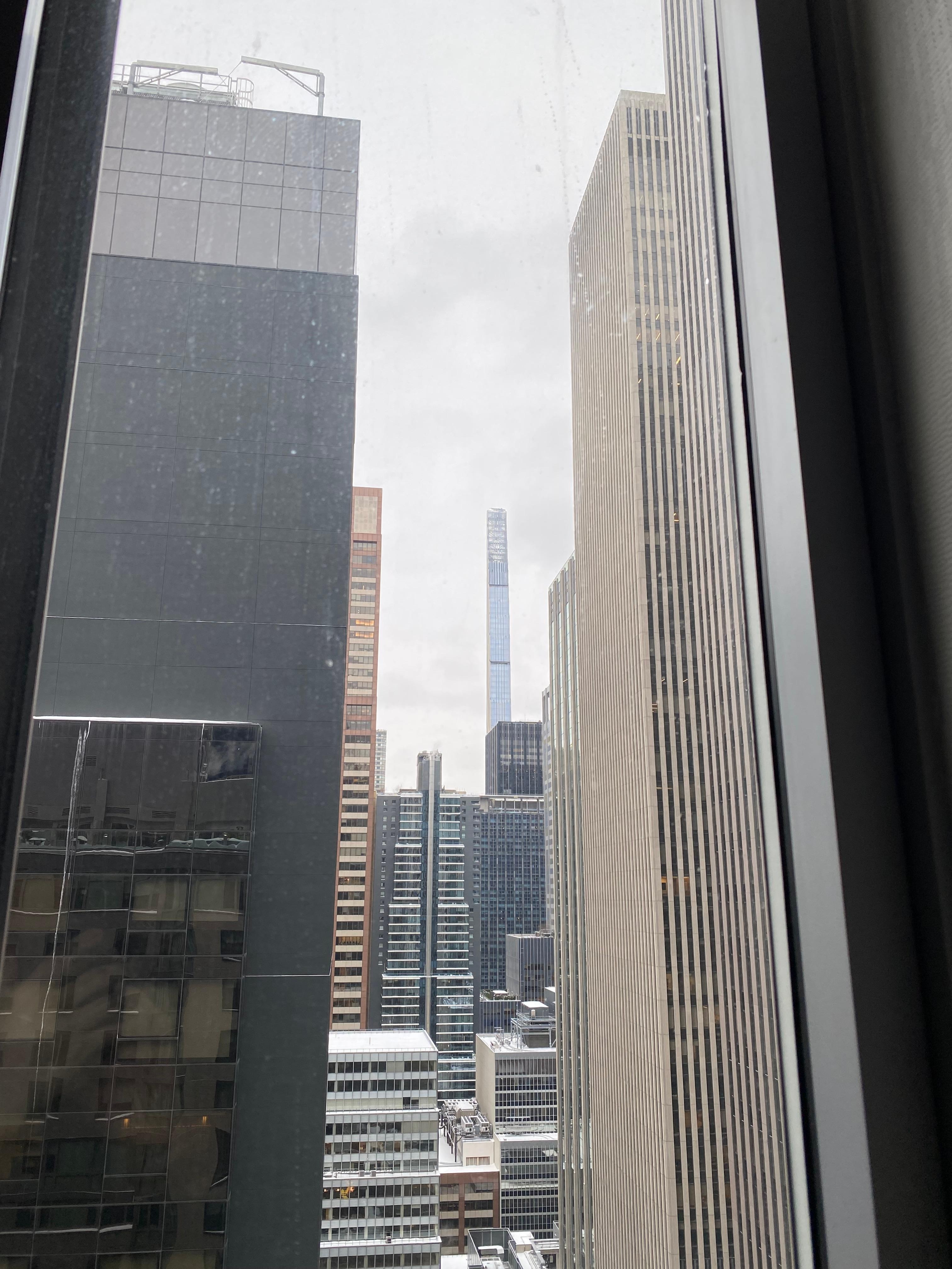 View from 37th floor room