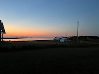 Sunrise from the living room.