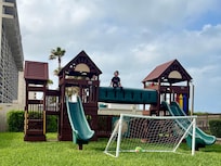 There was a playground on the property!