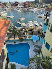 From the roof top patio.