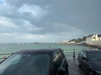 View from the flat's lovely bay window