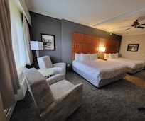 Our room! We enjoyed turning the chairs toward the window to enjoy the beautiful view!