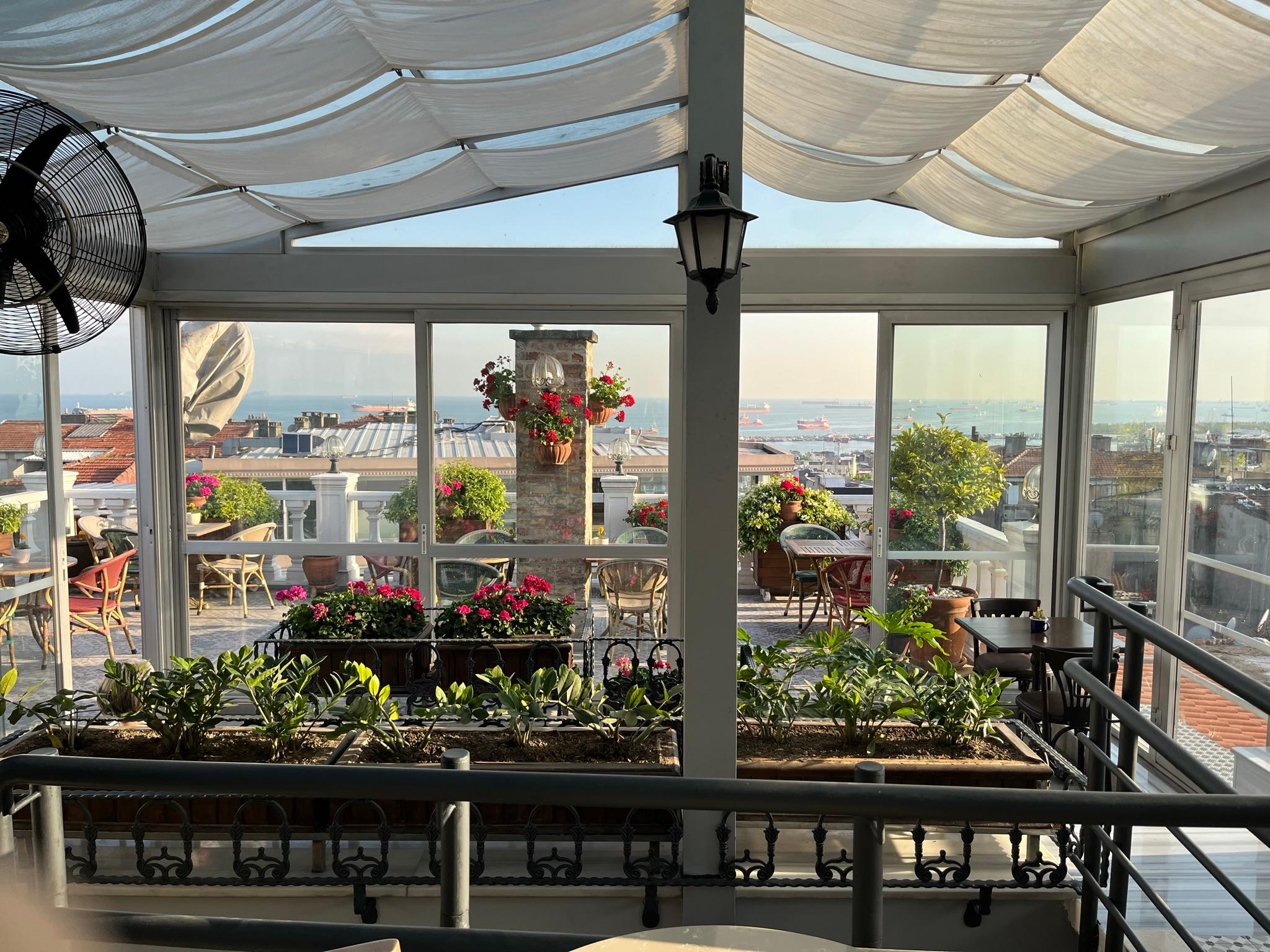 View of the terrace 