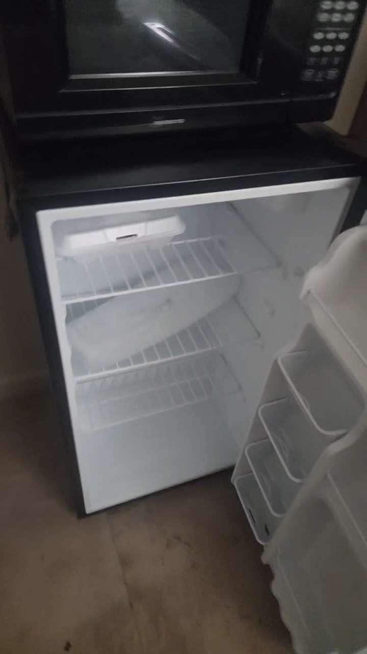 Ice block that was melting the floor