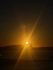 salida de sol sobre Palamós.
