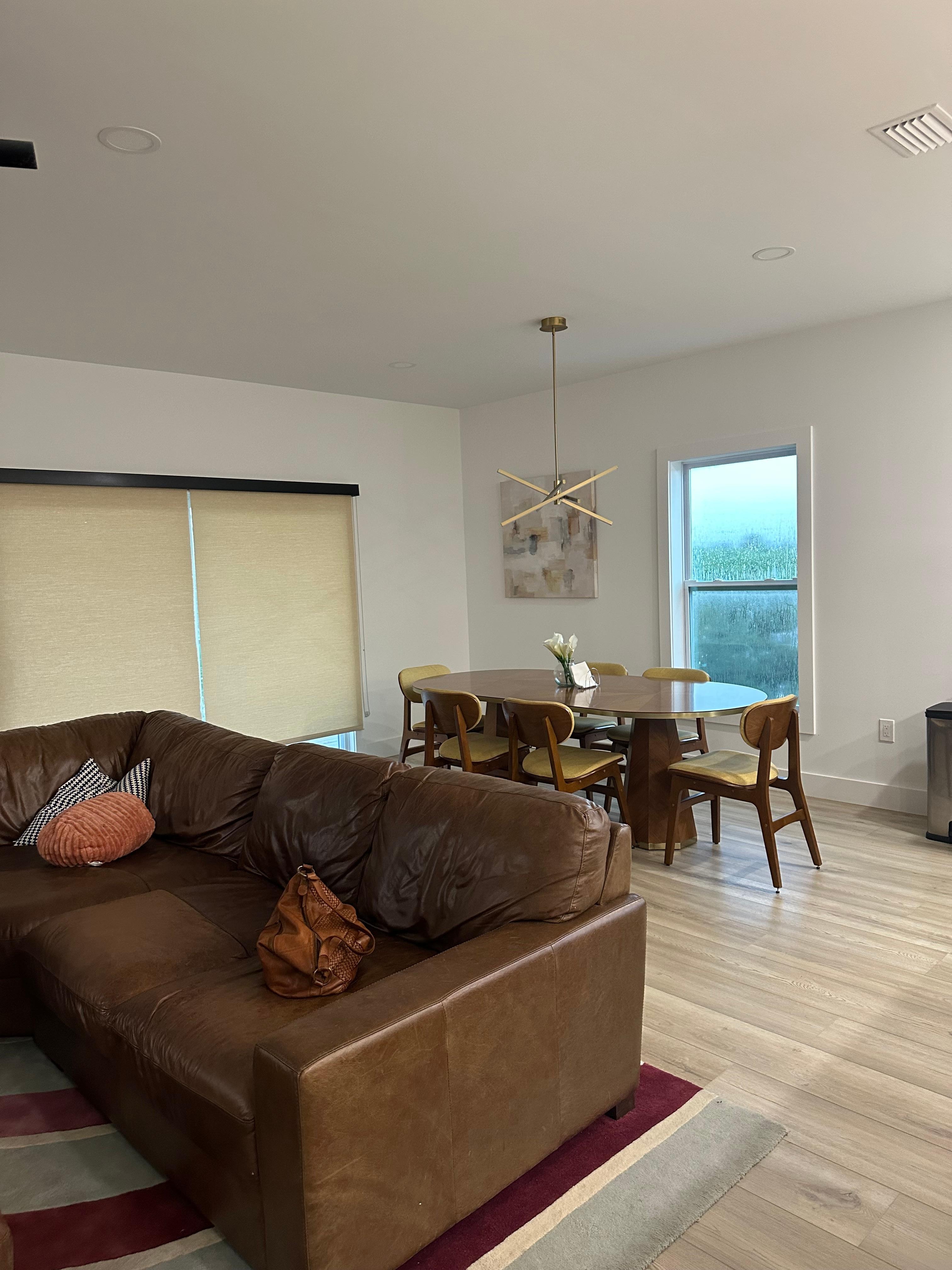 Dining and living room