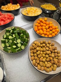 金柑やライチ、別日にはドラゴンフルーツなど。日本ではあまりないものがあって食が楽しい♪