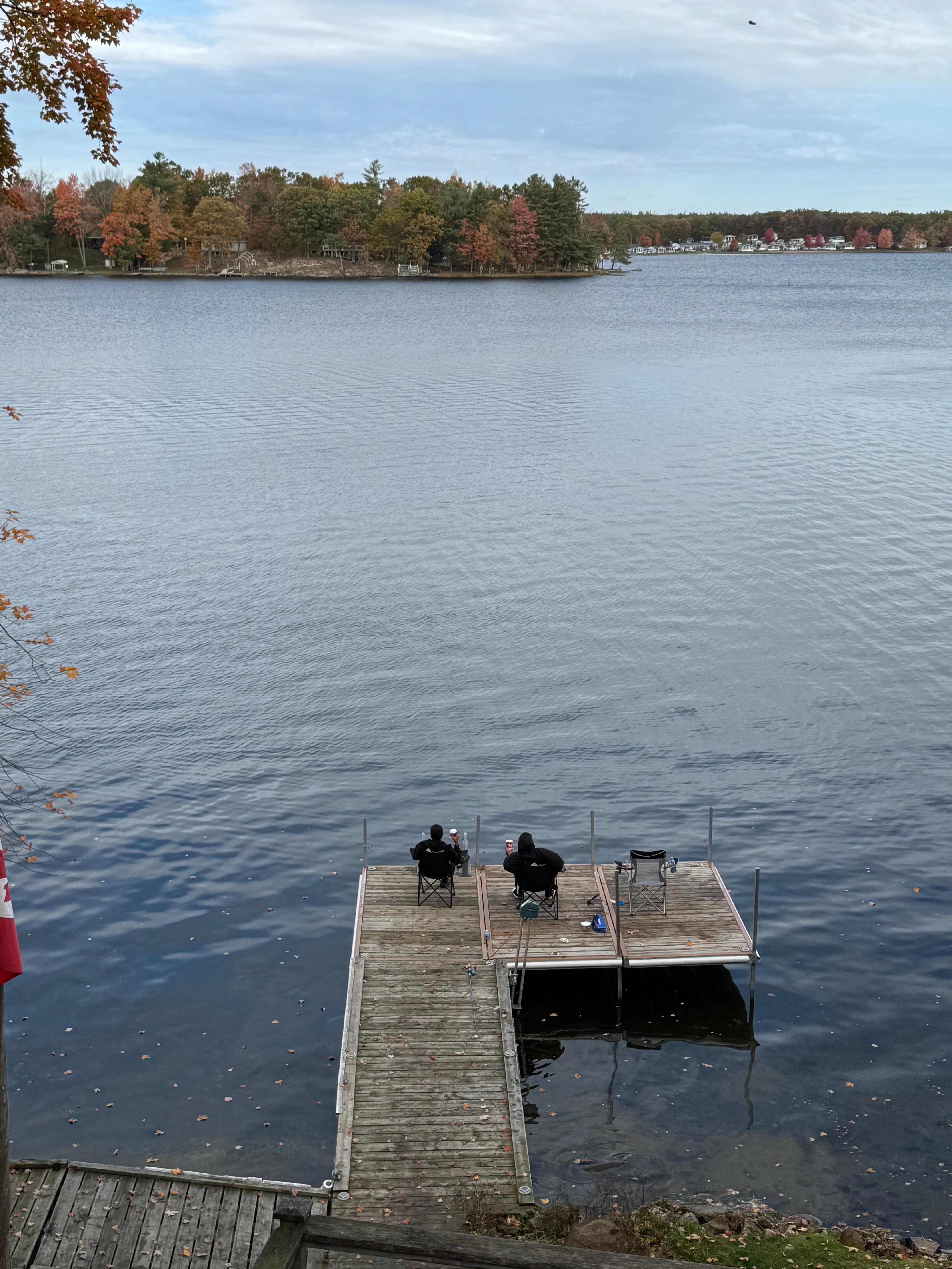 View of the waterfront from the upper deck of the property 