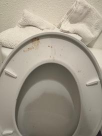 Filfhy bathrooms