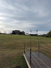 View of the Retreat apartment from the dock