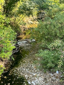 Current Creek view from the bridge.
