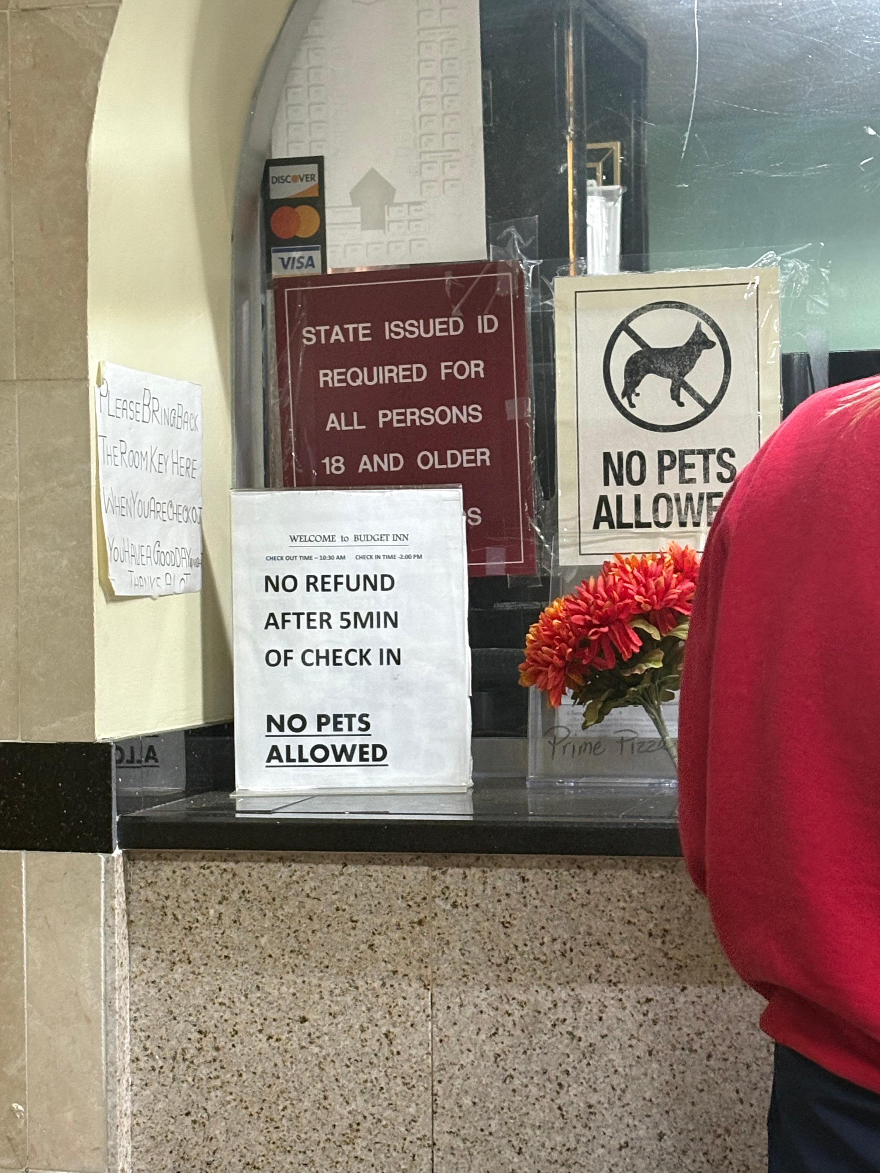 Sign in lobby