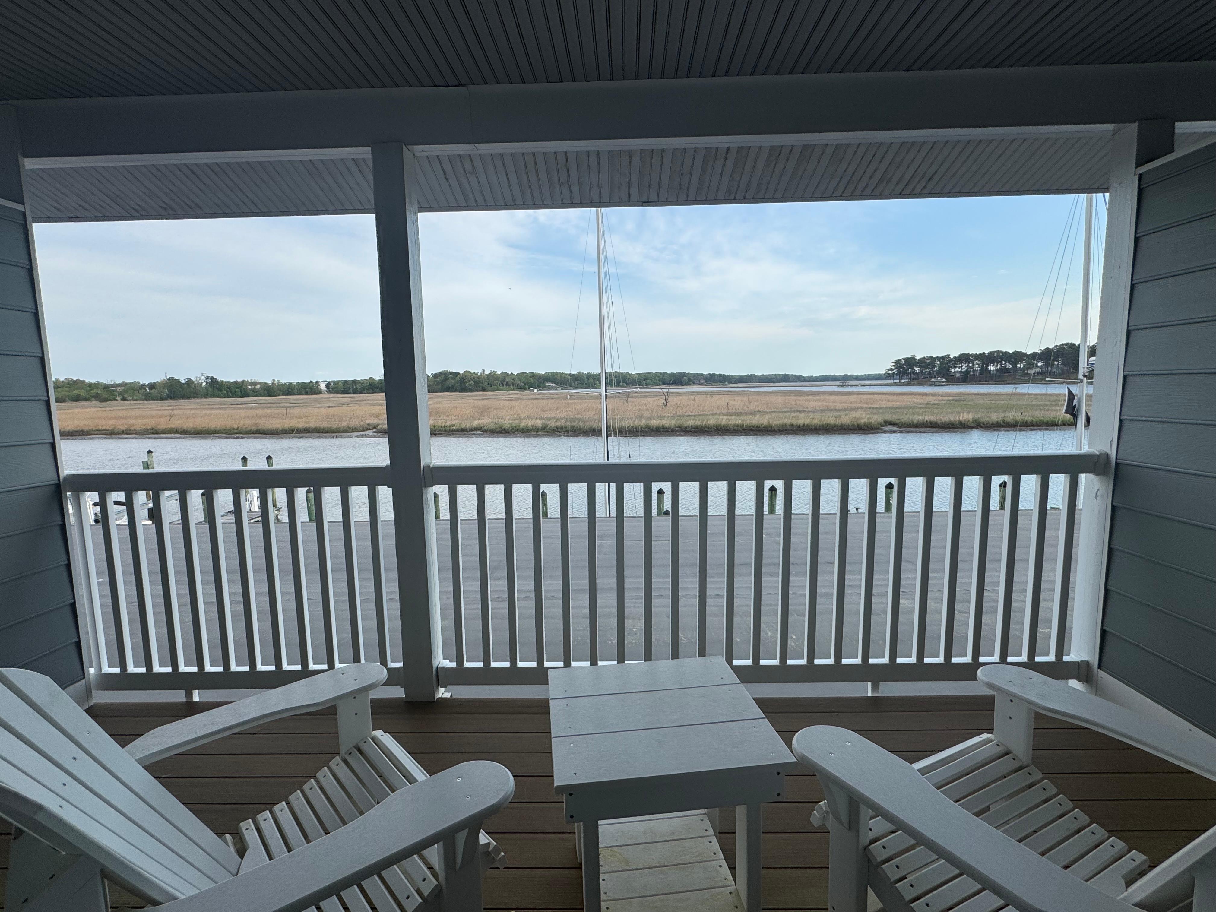 View from the balcony 