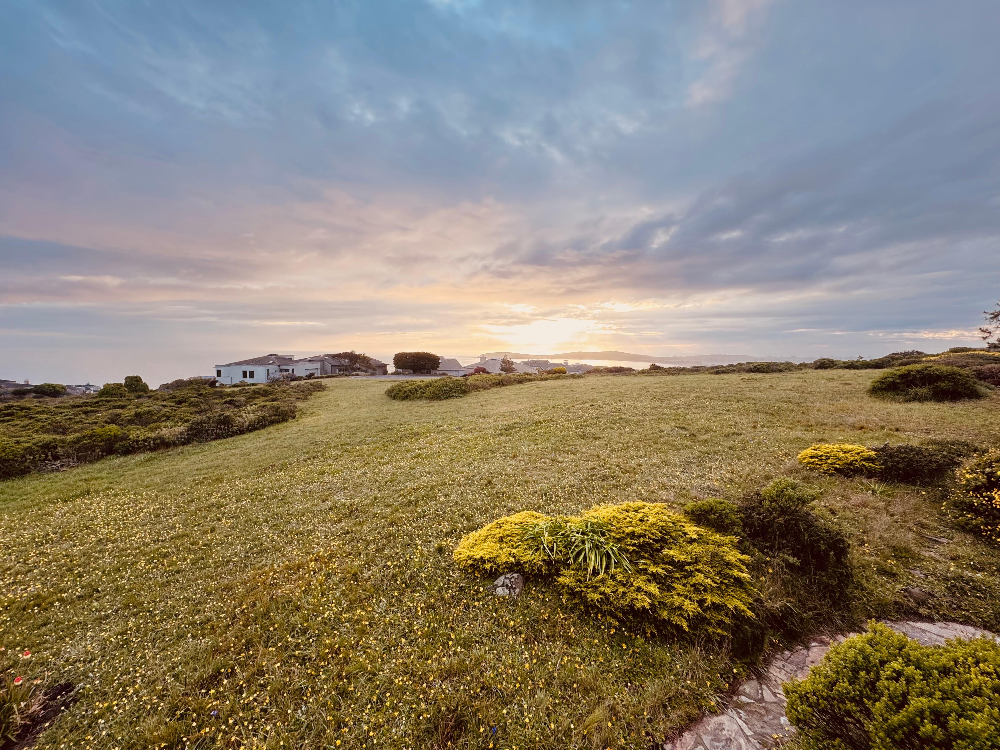 Sunset from the porch