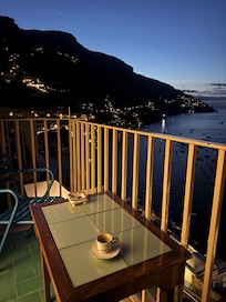 View from balcony in room